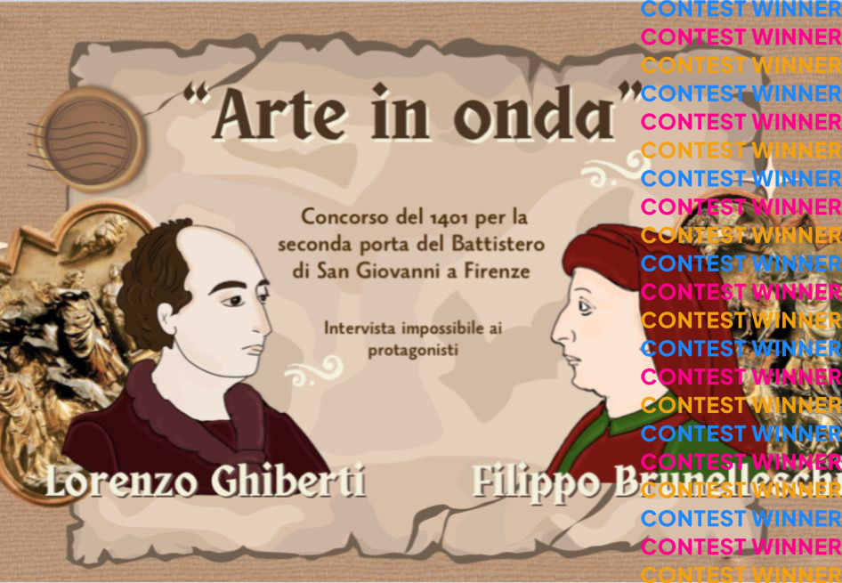 Il concorso del 1401 perla seconda porta delBattistero di San Giovanni di Firenze.Intervistaimpossibile a Ghiberti e Brunelleschi